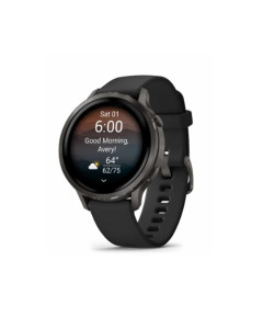 שעון ספורט חכם GARMIN Venu 4 (41mm) GPS Wi-Fi Black w/ Slate + Black WW