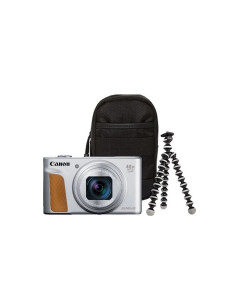 מצלמת כסוף CANON sx740 traveler kit אחריות יבואן