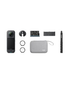 מצלמת אקסטרים 4H Insta360 X5 essential bundle 8k