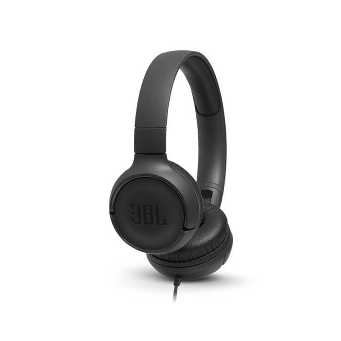 אוזניות  בצבע שחור JBL T500