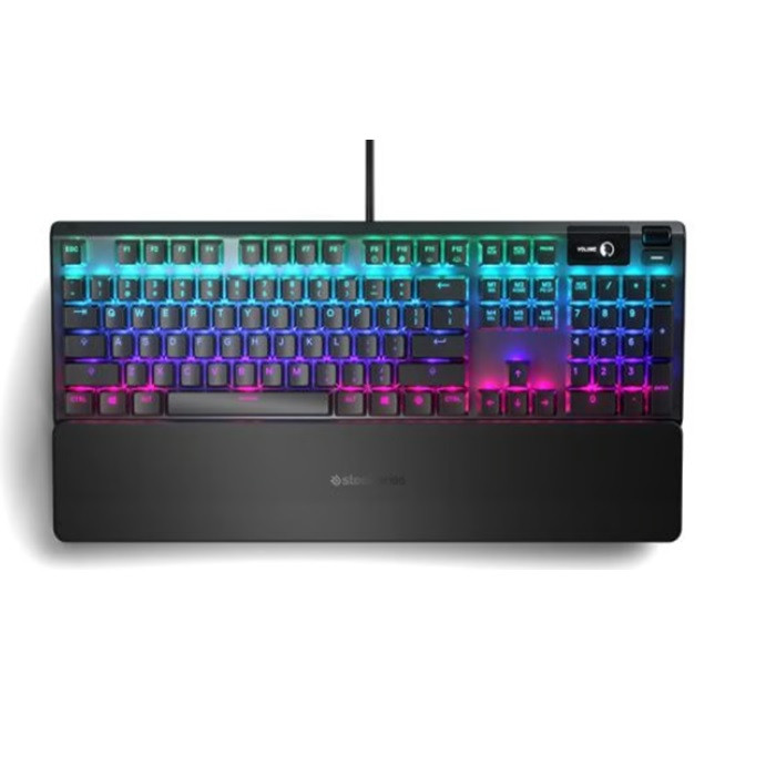 מקלדת גיימרים STEELSERIES Apex 5 US LED