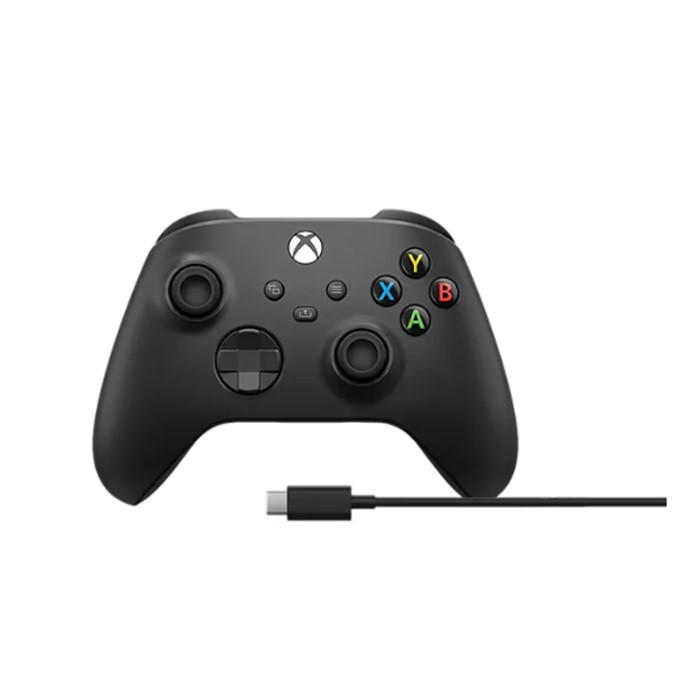 בקר Xbox שחור+USB_C למחשב ,אנדרואיד  ו-iOS