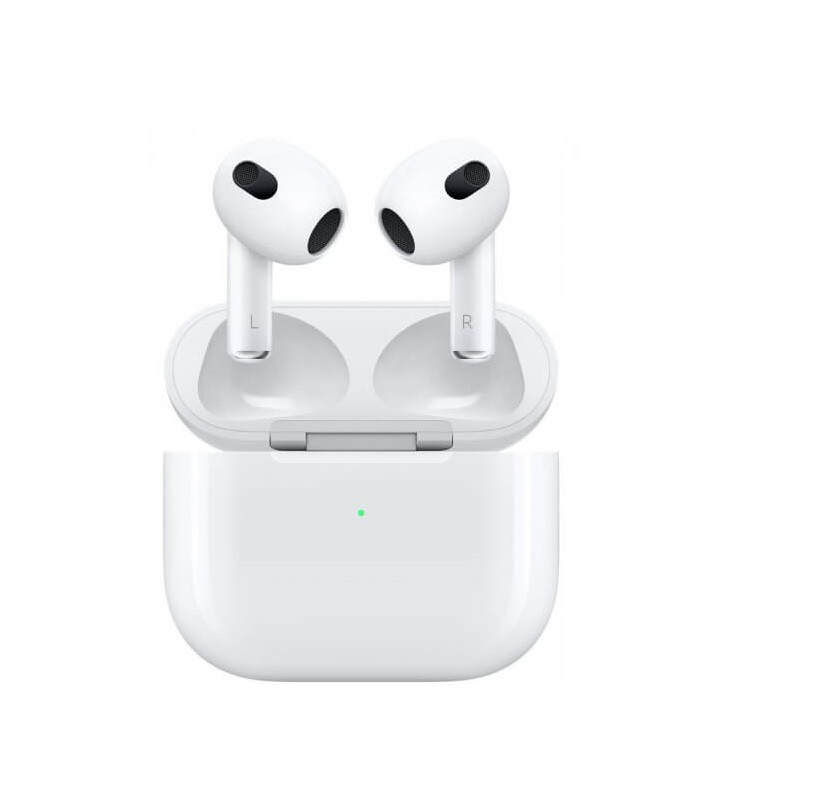 אוזניות אלחוטיות Apple  AirPods (3rd generation) with Lightning Charging Case