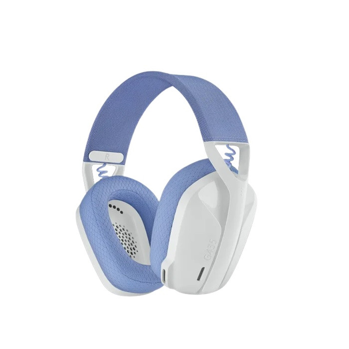 אוזניות LOGITECH G435  Wireless Gaming Headset-white