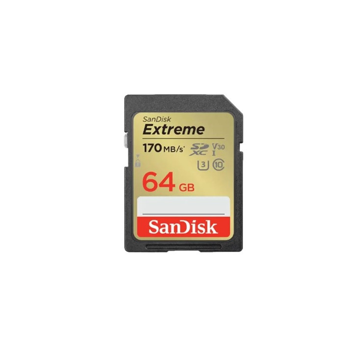 כרטיס זיכרון S.D EX 4K 170S V30 SD 64G