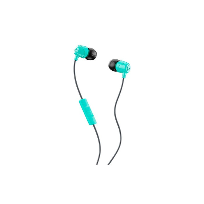 אוזניות חוטיות SKD WIRED JIB IN EAR W/MIC-שחור\טורקיזSKULLCANDY