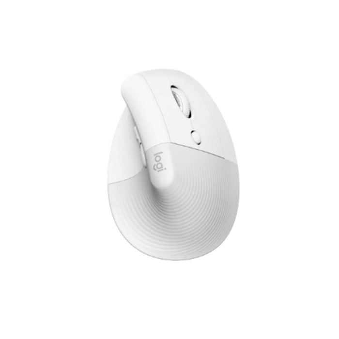 עכבר ארגונומי אנכי Logitech LIFT VERTIC WHITE GREY 2.4/BT
