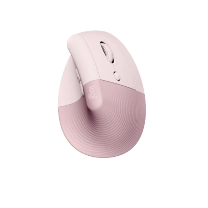 עכבר ארגונומי אנכי Logitech LITE LIFT VERTICA ROSE 2.4/BT