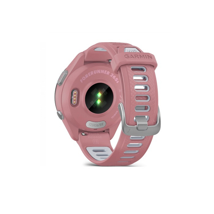שעון ספורט חכם GARMIN Forerunner 265S Music,WiFi,GPS,EU/PAC,Light Pink/Whitestone
