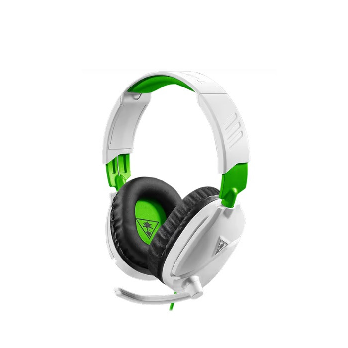 אוזניות גיימינג לבן ירוק Turtle Beach RECON 70X 3.5