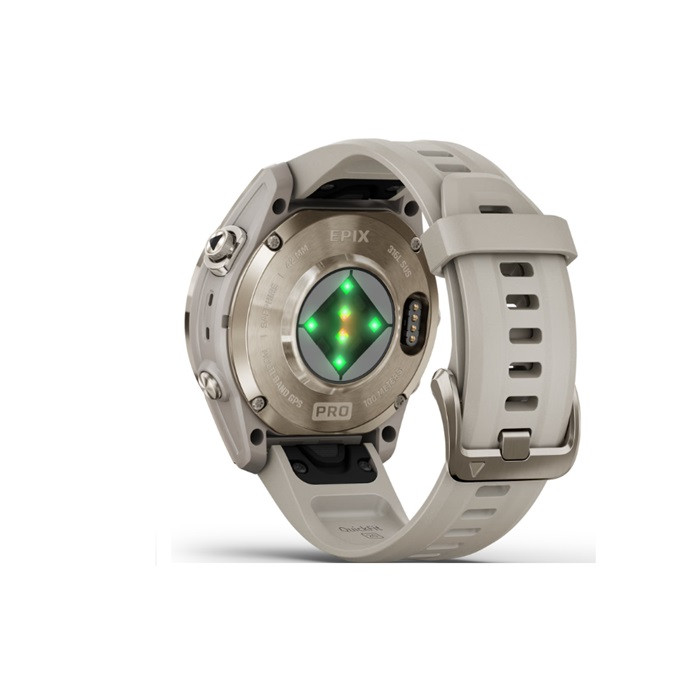 שעון חכם Garmin EPIX PRO(g2)42mm Saph Cream Gold SS FrGry/LtSnd EMEA