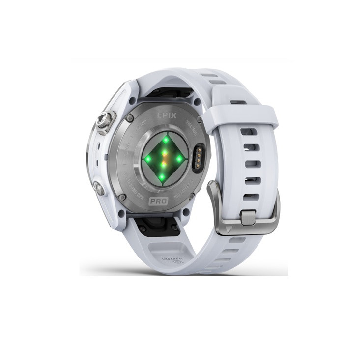 שעון חכם Garmin EPIX PRO(g2)42mm Glass SS Whitestn EMEA/AUS/NZ/AFR/SA