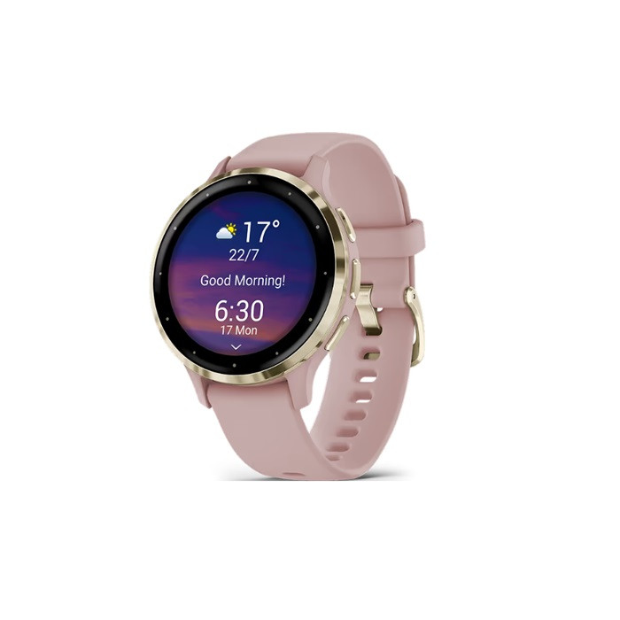 שעון חכם GARMIN Venu 3S GPS Wi-Fi Dust Rose+Soft Gold WW