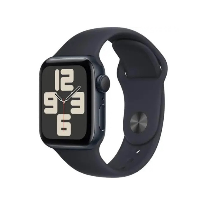 שעון חכם Apple New Watch SE GPS 40mm Midnight Aluminium Case with Midnight Sport Band - M/L