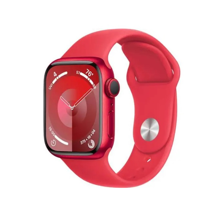 שעון חכם Apple Watch Series 9 GPS + Cellular 41mm (PRODUCT)RED Aluminium Case with (PRODUCT)RED Sport Band - M/L