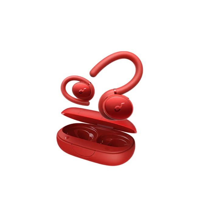 אוזניות ספורט אלחוטיות Anker Soundcore Sport X10 Red in ear