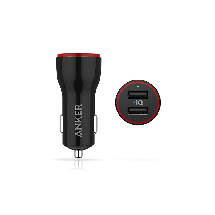מטען לרכב Anker PowerDrive 24W 2 Port Car Charge