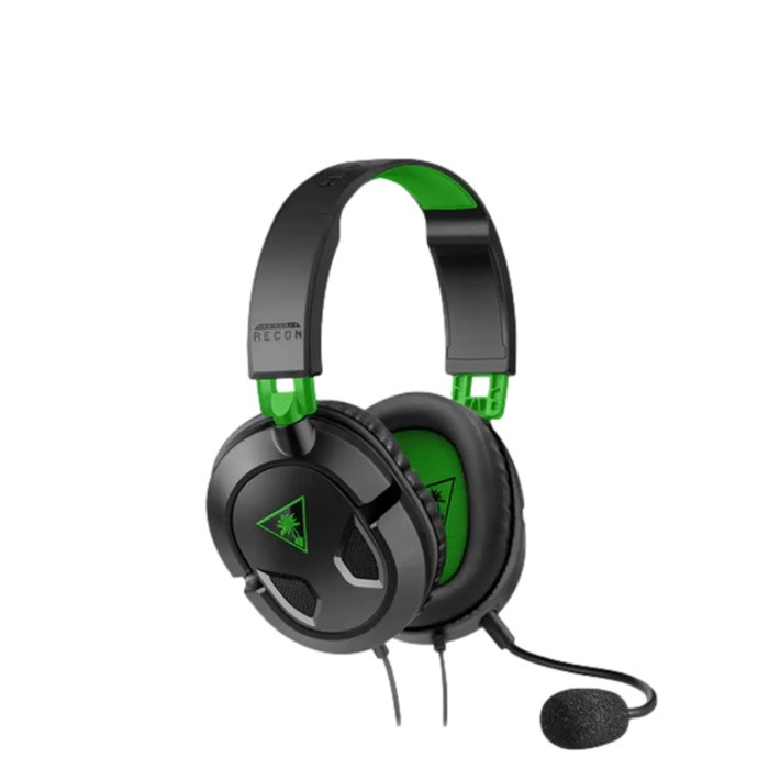 אוזניות גיימינג שחור ירוק Turtle Beach RECON 50X 3.5