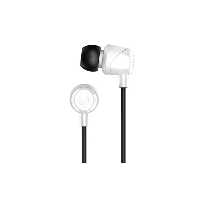 אוזניות חוטיות JIB IN EAR W/MIC שחור/לבן SkullCandy