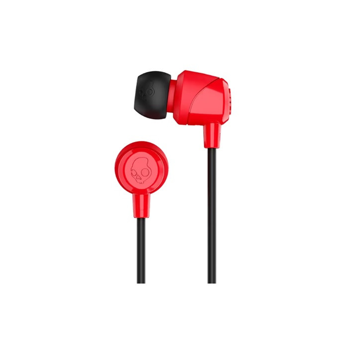 אוזניות חוטיות JIB IN EAR W/MIC-שחור\אדום SkullCandy