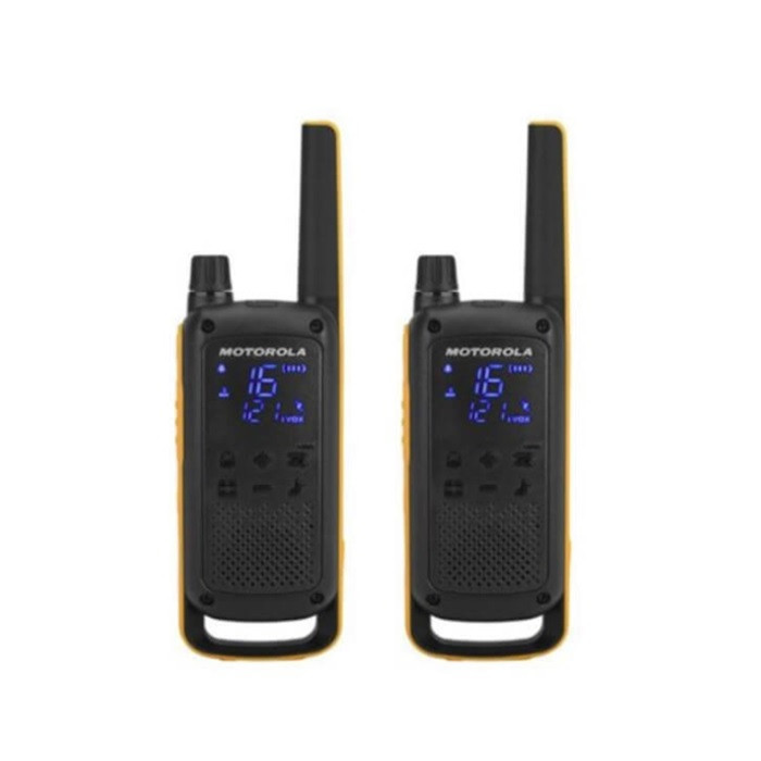 זוג מכשירי ווקי טוקי 16 ארוצים Motorola T82 10km