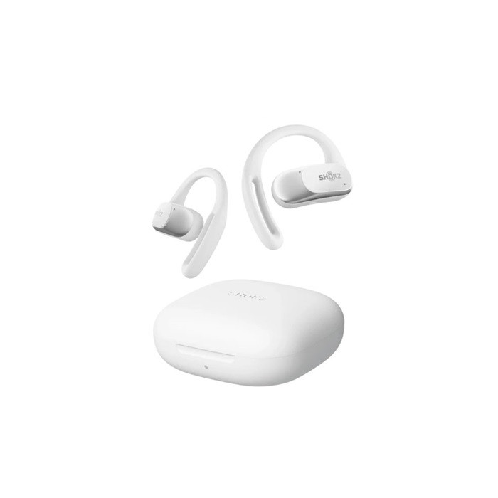אוזניות ספורט אלחוטיות  SHOKZ OPENFIT AIR OPEN-EAR לבן