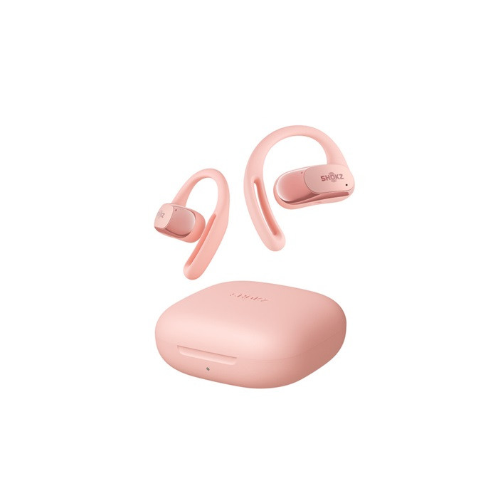 אוזניות ספורט אלחוטיות  SHOKZ OPENFIT AIR OPEN-EAR ורוד