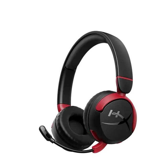 אוזניות גיימינג אלחוטיות מיני שחור - אדום HyperX Cloud Mini