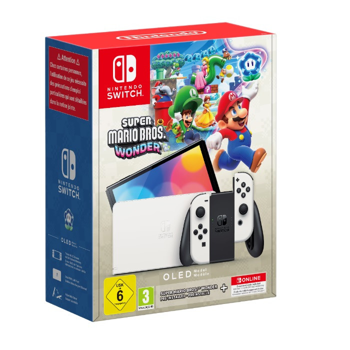 קונסולה באנדל NINTENDO SMBW NSW OLED Model Bundle