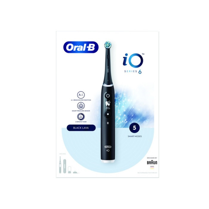 מברשת שיניים שחורה Oral B IO6