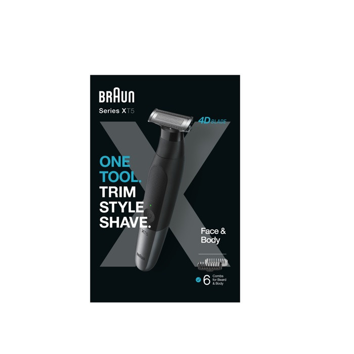 טרימר* לגוף+פנים BRAUN XT 5200