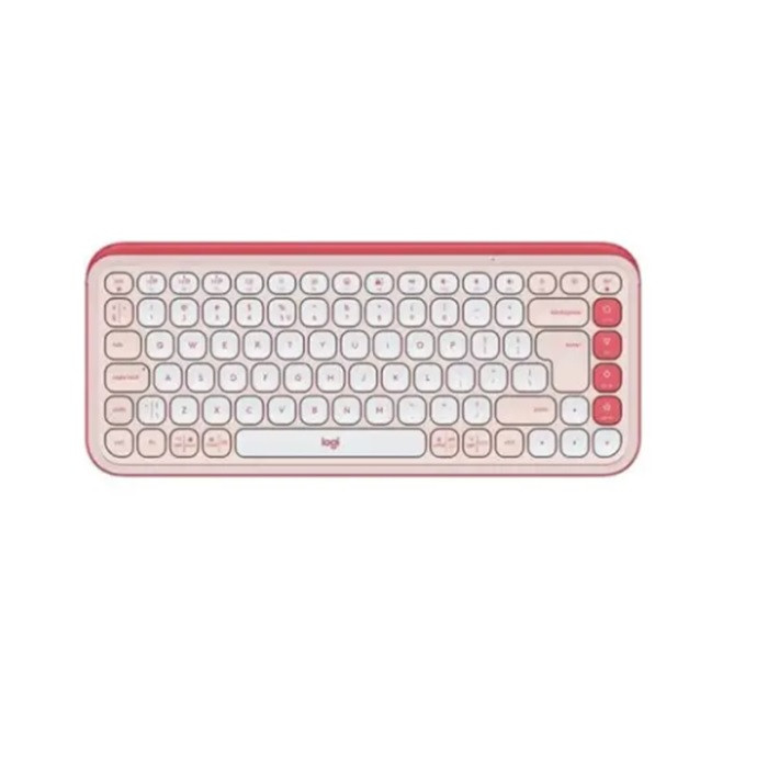 מקלדת אלחוטית Logitech POP ICON KEYS ROSE