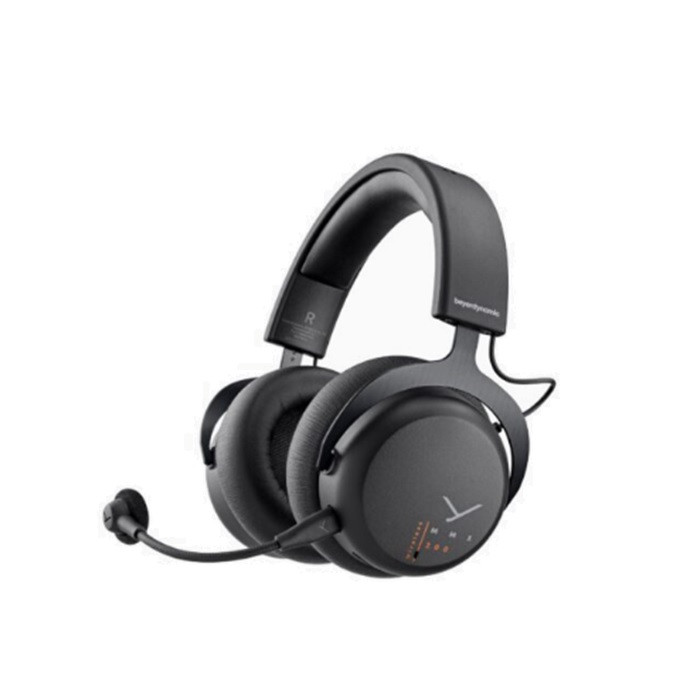 אוזניות GAMING אלחוטיות closed backcardioid microphone leatherette earpads שחור Beyerdynamic