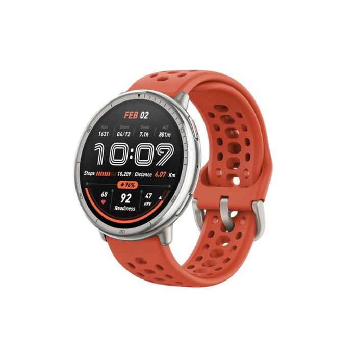 שעון חכם Amazfit active 2 round 2 RED