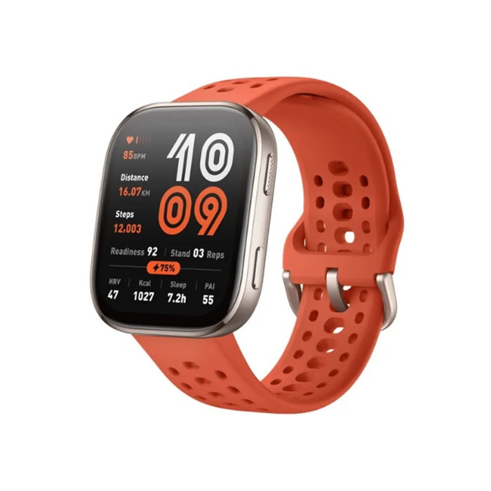 שעון חכם BIP 6 עמיד למים מסך AMOLED אדום AMAZFIT