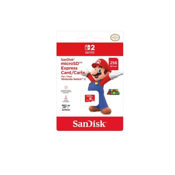 כרטיס זכרון 256GB MICRO SD EXPRESS עבור NINTENDO SWITCH 2