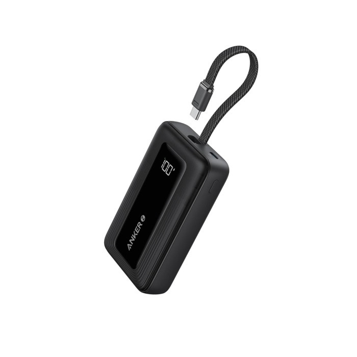 סוללת גיבוי Power Bank (20K, 30W, Built-In USB-C and Lightning Cable)