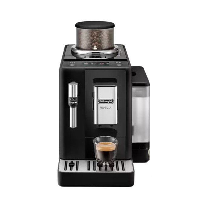 מכונת קפה אוטומטית עם סטימר שחור DELONGHI RIVELIA EXAM440.35.B