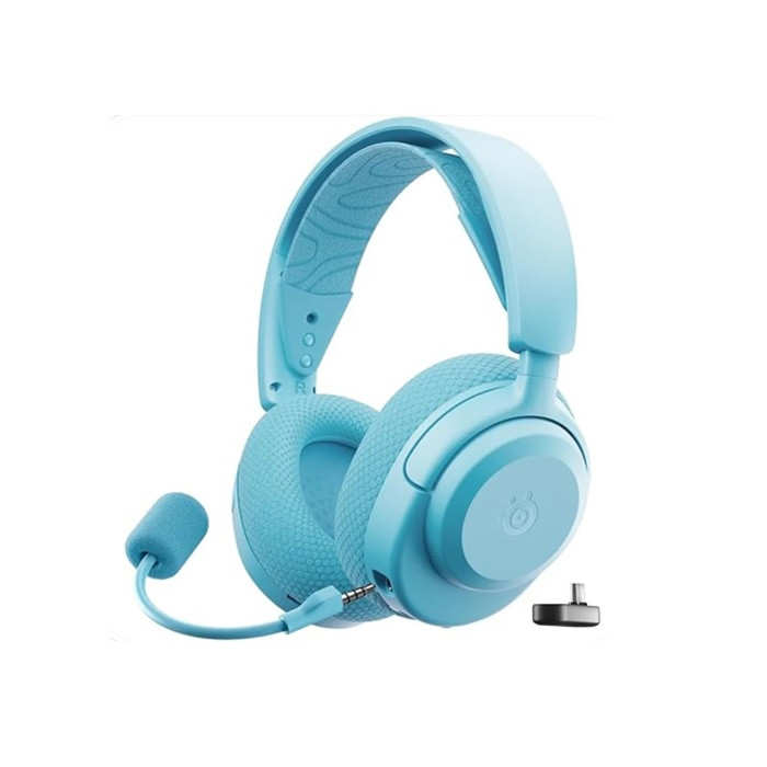 אוזניות גיימרים אלחוטית Arctis Nova 3PW אקווה (טורקיז) STEELSERIES