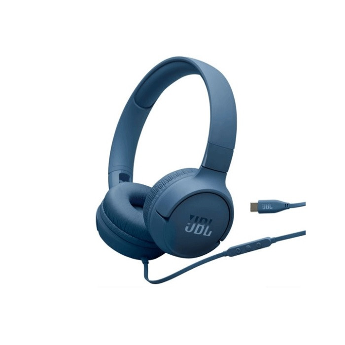 אוזניות קשת  TYPE C  JBL TUNE T520 כחול