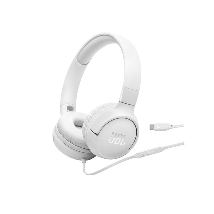 אוזניות קשת  TYPE C  JBL TUNE T520 לבן