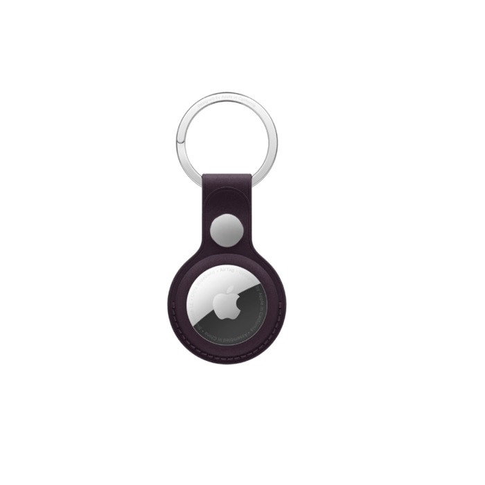 תג חכם AirTag FineWoven Key Ring Midnight Purple