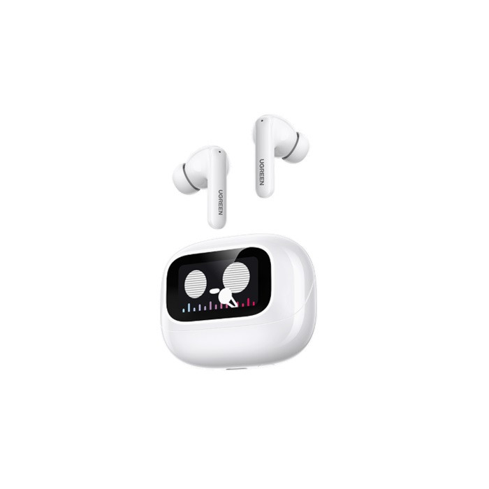 אוזניות Ugreen HiTune T6 ANC TWS עם תצוגה לבן