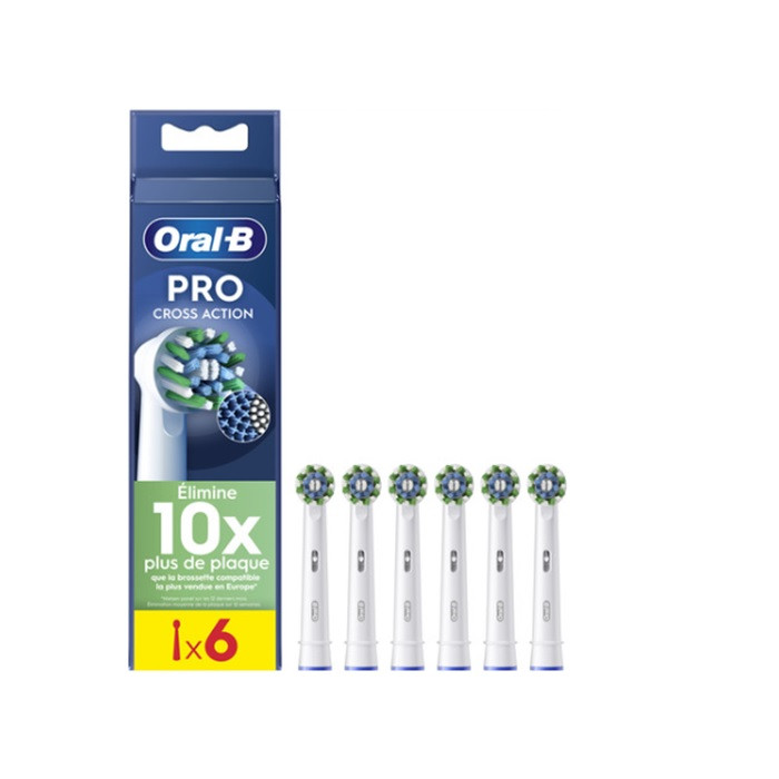 ראש חשמלי 6 יח **Oral-B Cross Action