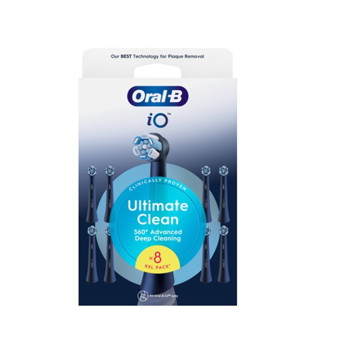 ראש חשמלי 8 יח' (שחור) **Oral-B iO Ultimate Clean