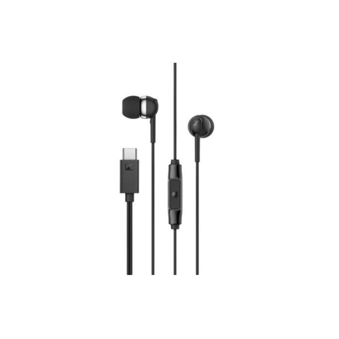 אוזניות חוטיות שחור USB-C In Ear מיק Sennheiser CX 80U