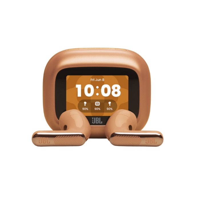 אוזניות אלחוטיות JBL LIVE FLEX4 כתום  TW + ביטול רעשים
