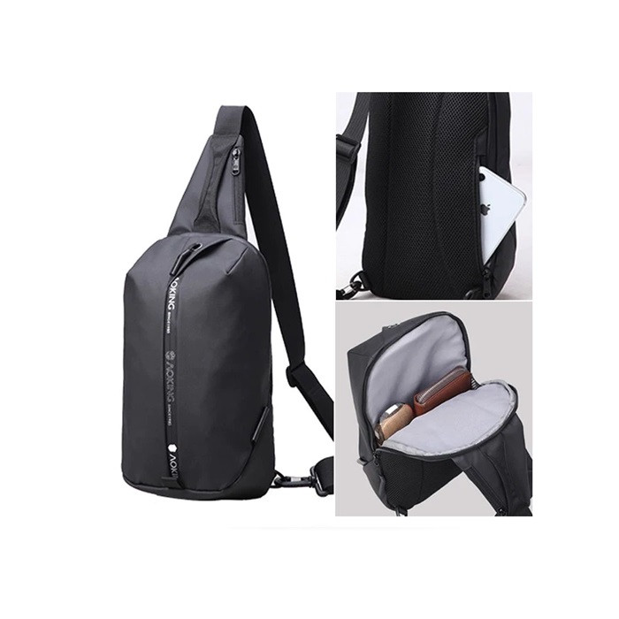 תיק צד שחור AOKING CROSS-BODY