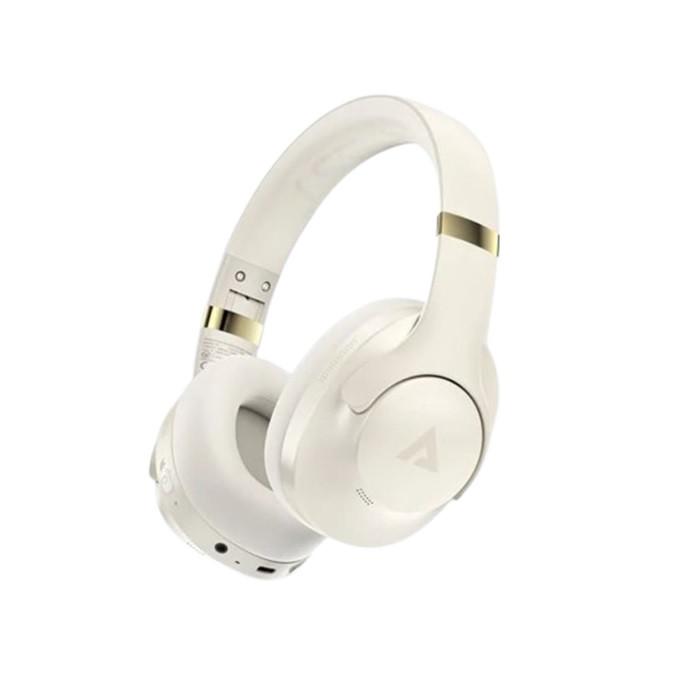 אוזניות קשת עם סנן רעשים אקטיבי לבןACEFAST H4 ANC wireless headset
