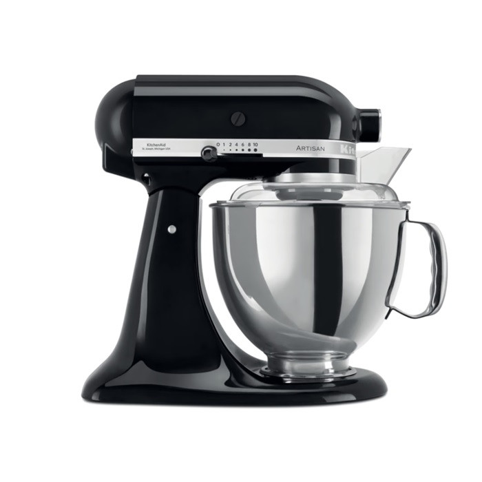 מיקסר שחור מבריק KitchenAid 5KSM175IOB